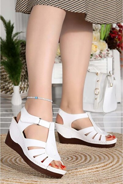 KOCAMANLAR Aryan 19-200 D.r Προτεινόμενα Ορθοπεδικά Γυναικεία Σανδάλια - ΛΕΥΚΟ