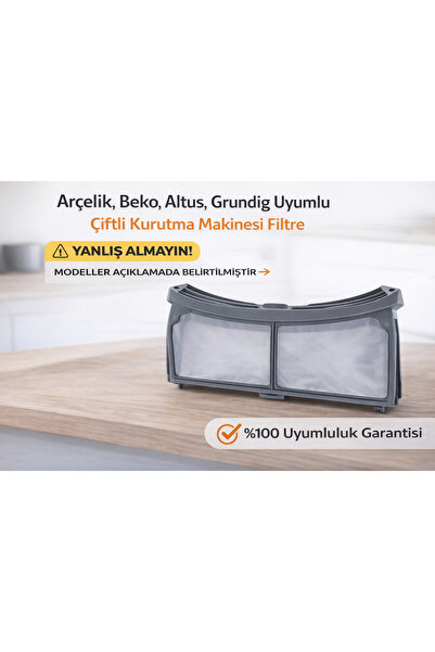 Arçelik Beko Orijinal D/70/KT,2772/KT ,2782/KT ,2782/KTS Kurutma Makinası Kas...