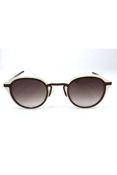 JULIANO 264 نظارات شمسية بيضاء/بنية 58