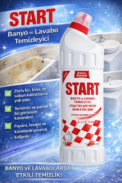 start Tuvalet / WC ve Banyo Temizleyici
