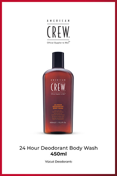 American Crew 24 Hour Deodorant Man Body Wash 450 ml– 24 Saat Etkili Duş Jeli |