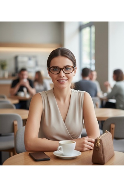 Olivier Philippe Pretty Leo Blue Light Protection Glasses