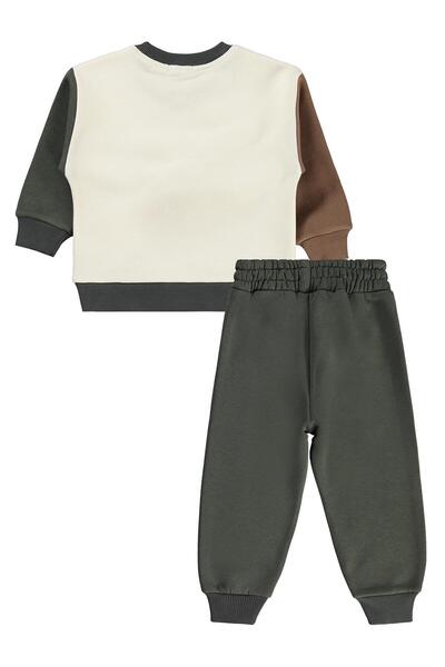 Civil Boys Best Friend Baskılı 2-5 Yaş Eşofman Takımı - Haki 4-5 Yaş