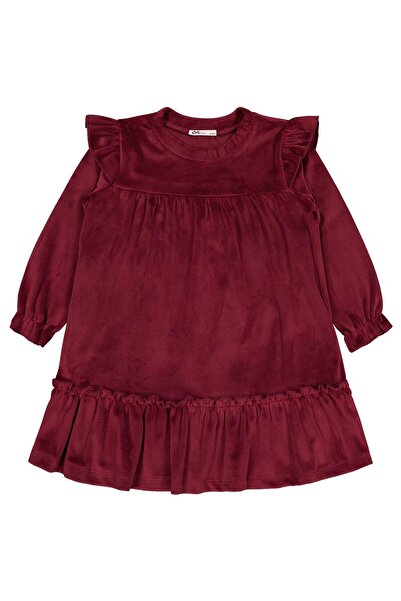 Civil Girls فستان للأعمار من 2 إلى 5 سنوات - لون أحمر داكن للأعمار من 3 إلى 4...