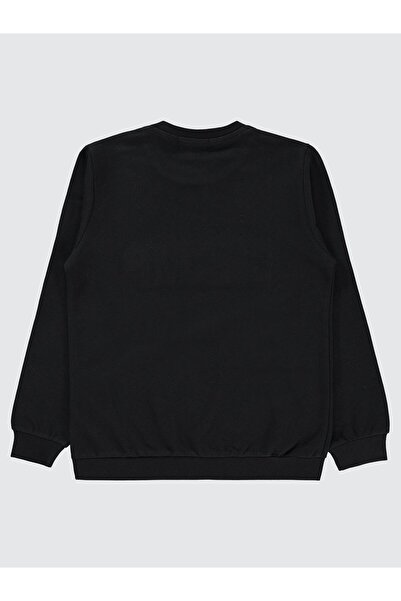 Civil Boys Черен суичър за момче на 6-9 години