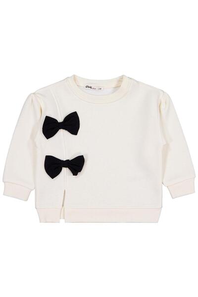 Civil Girls Fiyaonklu Hanorac pentru copii 2-5 ani - Ecru 4-5 ani