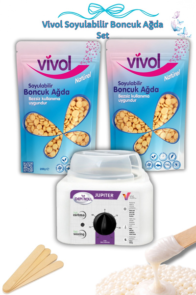 Vivol SİR AĞDA ISITICI MAKİNE 2 PAKET BONCUK AĞDA HEDİYELİ