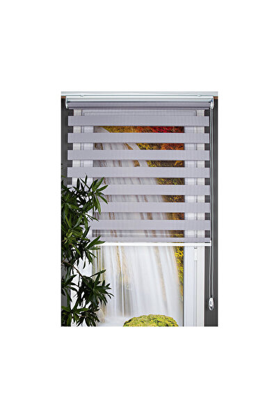 Koçtaş Basic Zebra Stor Perde Gri