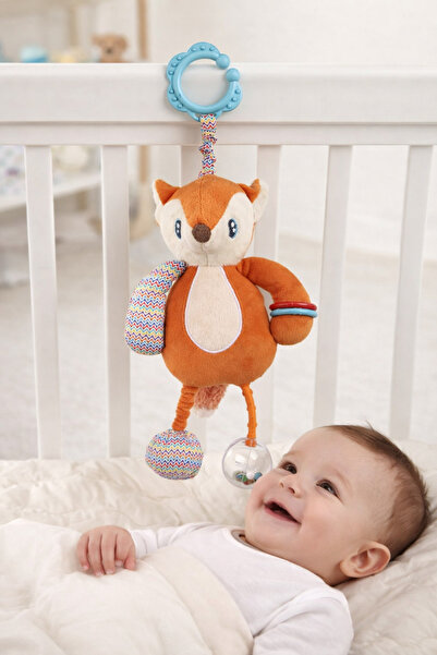 BUDİZZZ Çıngıraklı Tilki Aktivite Oyuncağı | Çıngıraklı Bebek Oyuncağı