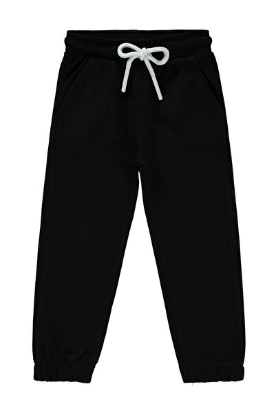 Civil Girls Μαύρο αθλητικό παντελόνι για κορίτσι 2-5 ετών