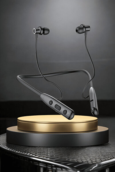 Kanonik Education سماعة رأس بلوتوث سلكية بشريط حول الرقبة مزودة بتقنية ANC ذا...