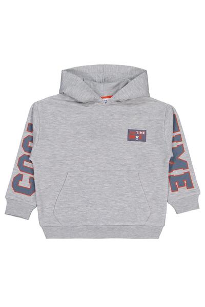 Civil Boys سويت شيرت Cool Team مطبوع للأعمار من 6 إلى 9 سنوات - رمادي للأعمار...