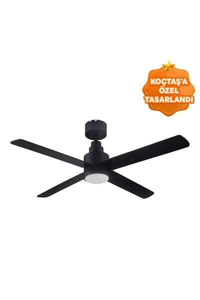 KOÇTAŞ Burbank 132 cm Siyah Tavan Vantilatörü 4 Kanat