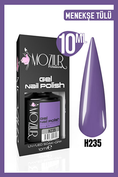 MOZIUR Kalıcı Oje Uv Led H235 (MOR SERİSİ) 10ml
