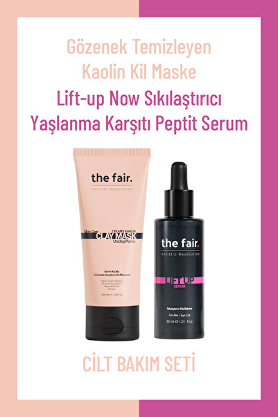 the fair. Gözenek Temizleyen Kaolin Kil Maskesi 100 ml ve Peptit Serum Seti 3...