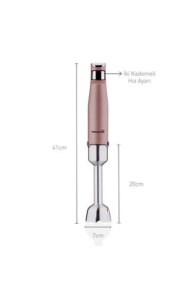 KORKMAZ Performix Duo Blender Seti RosaGold A448-01
