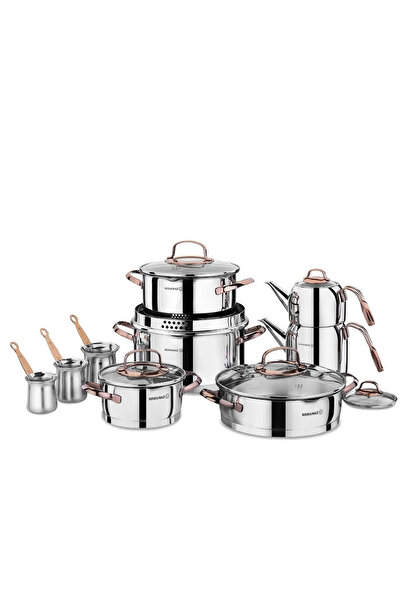 KORKMAZ Rosanna 15 Parça Çelik Çeyiz Seti A1703