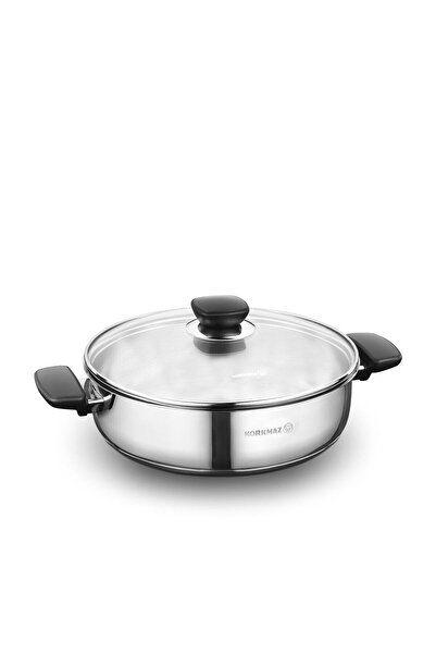 KORKMAZ Kappa 26x8,5 cm Kısa Tencere A1691-1