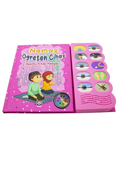 BAYSEM Pusulalı Kıbleyi Gösteren Sesli Namaz Öğreten Cihaz Resimli Kitap Seti...