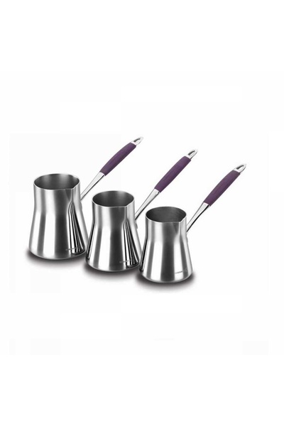 KORKMAZ Flora Purple Coffee Pot Set A126-03