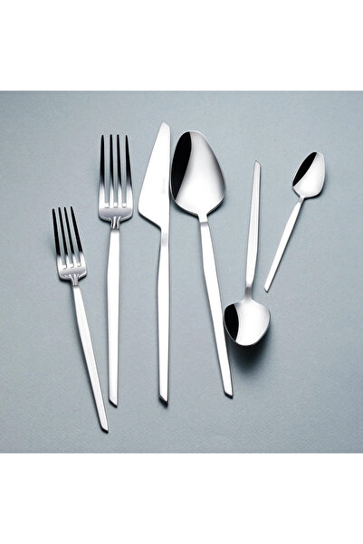 KORKMAZ طقم شوكة وملعقة وسكين من تريا 72 قطعة A2068