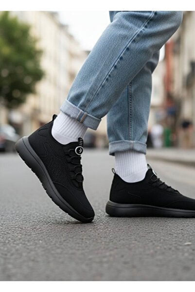 MAC MERO Unisex Black Sneaker Lightweight Daily Walking and Running Shoes for...