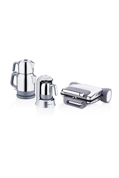 KORKMAZ Inox 7 Parça Elektro Set A1858