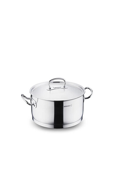 KORKMAZ Proline 16x7.5 cm Kısa Tencere A1168