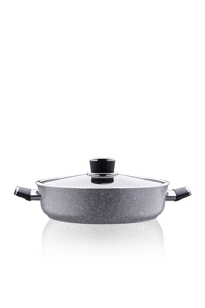 KORKMAZ Palma Kısa Tencere 26x7 cm A3906