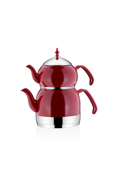 KORKMAZ Rena Kırmızı Çaydanlık Takımı 2.4 lt A226-01