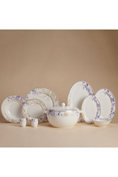 KORKMAZ Perla Collection 60 Parça Yuvarlak Yemek Takımı A8377