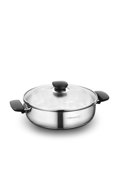 KORKMAZ Kappa 24x6,5 cm Kısa Tencere A1690-1