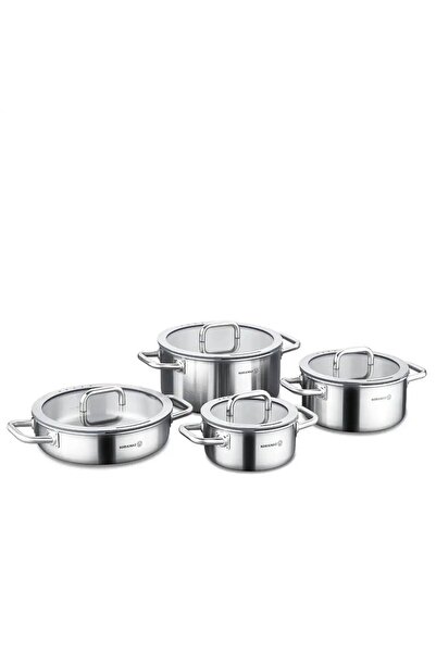 KORKMAZ طقم أواني طهي أورا 8 قطع A2794