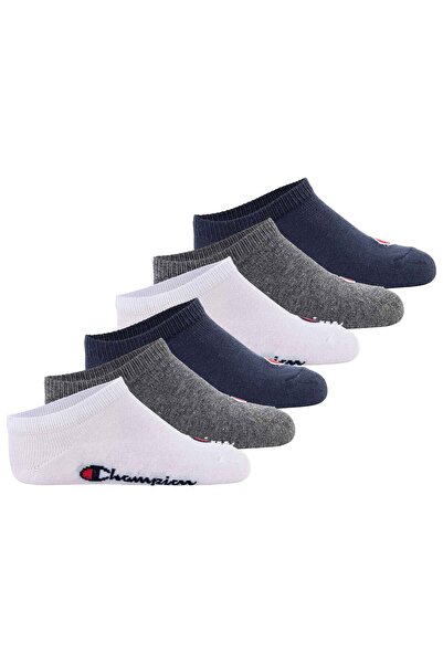 Champion Kinder Socken, 6er Pack - Sneaker Socken, Logo, einfarbig