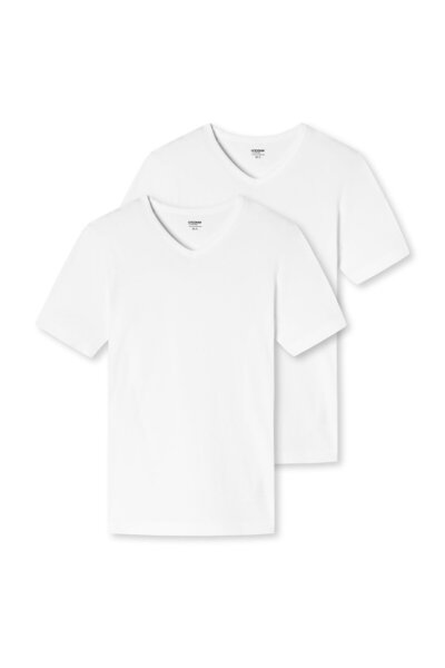 uncover by Schiesser Herren T-Shirt 2er Pack - V-Ausschnitt