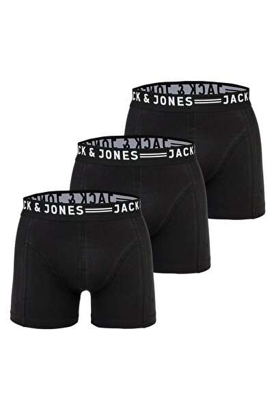Jack & Jones JACK&JONES Herren Boxer Shorts, 3er Pack - SENSE TRUNKS, Baumwol...
