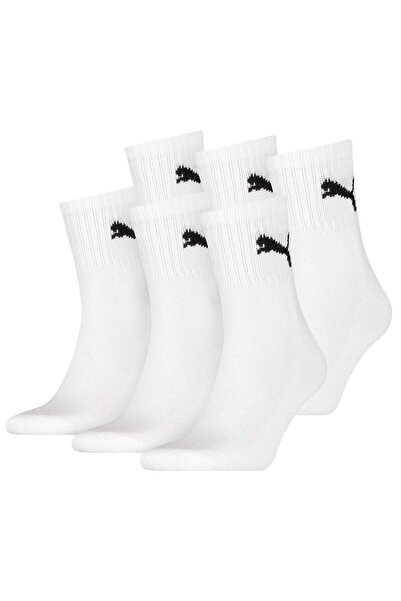 Puma Unisex Sportsocken, 6 Paar - Short Crew Socks, Tennissocken, einfarbig