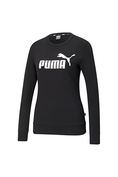 Puma Damen Sweatshirt - ESS Logo Crew, Rundhals, Langarm, uni