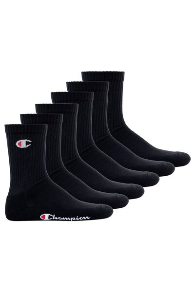 Champion Unisex Socken, 6 Paar - Crew Socken Basic
