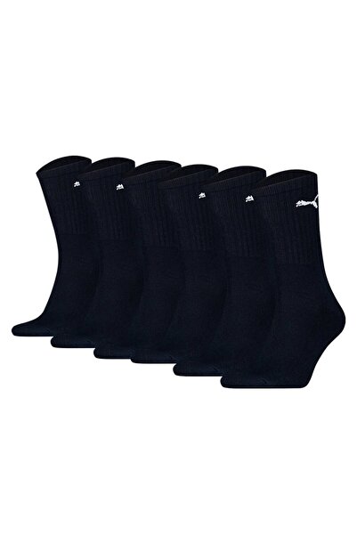 Puma Unisex Sportsocken, 6 Paar - Tennissocken, Crew Sport Socken, einfarbig