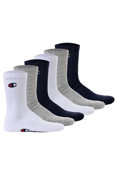 Champion Unisex Socken, 6 Paar - Crew Socken Basic