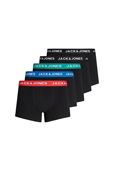 Jack & Jones JACK&JONES Herren Boxershorts, 5er Pack - JACHUEY TRUNKS, Baumwo...