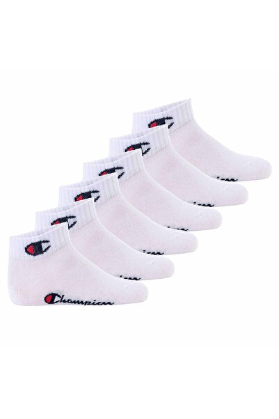 Champion Kinder Socken, 6er Pack - Quarter, Logo, einfarbig