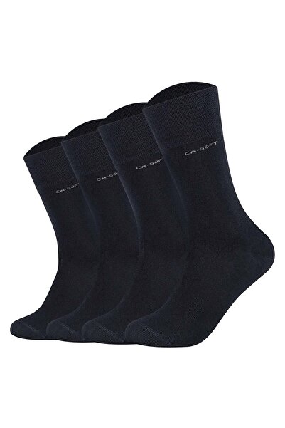 camano Unisex Socken - Weiche Socken, einfarbig, 4er Pack