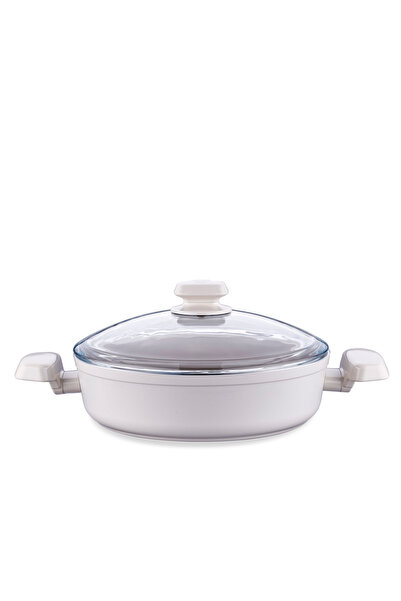 KORKMAZ Ornella Sera Vanilya 26x7 cm Kısa Tencere A3975