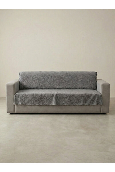 Muteks Non-Slip Base Thai Feather Sofa Bed, Armchair, Sofa Cover (GREY COLOR)...