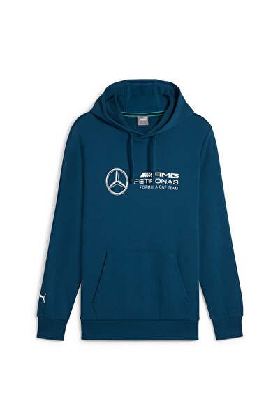 Puma Herren Hoodie - Motorsport MAPF1 Mercedes Essential Hoodie, Kapuze, Logo