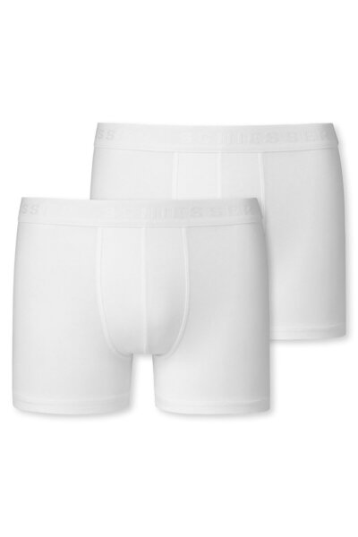 Schiesser Jungen Shorts 2er Pack - Serie 95/5, einfarbig, Bio-Baumwolle