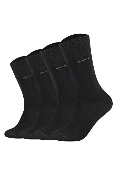 camano Unisex-Socken – weiche Socken, einfarbig, 4er-Pack