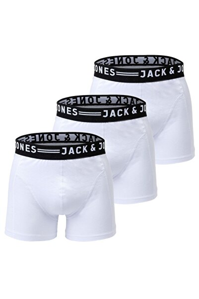 Jack & Jones JACK&JONES Herren Boxer Shorts, 3er Pack - SENSE TRUNKS, Baumwol...
